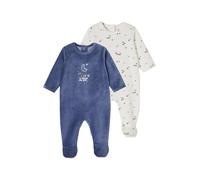 VERTBAUDETLot de 2 Dors-Bien bébé Renard en veloursbleu1M(54CM)