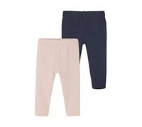 VERTBAUDETLot de 2 Leggings Longs bébé Fille lot Marine grisé3M(60CM)