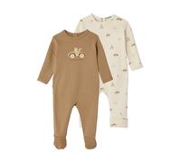 VERTBAUDETLot de 2 Pyjamas bébé garçon Naissance transformablesécru6M(67CM)