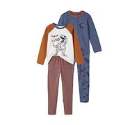 VERTBAUDETLot de 2 Pyjamas Dino garçonindigo8A