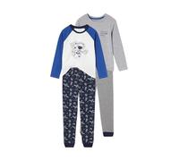 VERTBAUDETLot de 2 Pyjamas Motifs Space Explorer garçonLot Bleu/Gris chiné10A
