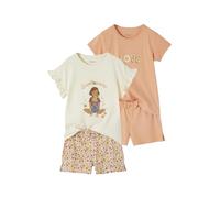 VERTBAUDETLot de 2 pyjashorts Fille en Maille côteléeécru10A