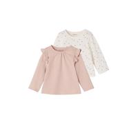 VERTBAUDETLot de 2 T-Shirts bébé Basics Manches longuesrose pâle24M(86CM)