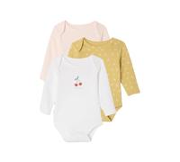 VERTBAUDETLot de 3 bodies manches longues à cerisesrose pâle1M(54CM)