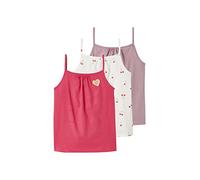 VERTBAUDETLot de 3 débardeurs Basics à Fines Bretelles filleframboise12A Rose