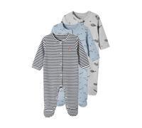 VERTBAUDETLot de 3 Dors-Bien en Interlock bébé Ouverture naissancebleu nuit3M(60CM)