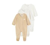 VERTBAUDETLot de 3 Dors-Bien en Velours Ouverture Naissance bébéLot Jaune d'or3M(60CM)