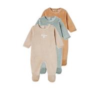 VERTBAUDETLot de 3 Pyjamas bébé Mixtes en veloursLot camel36M(97CM)