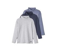 VERTBAUDETLot de 3 sous-Pulls garçon.LOT Gris Clair CHINE2A
