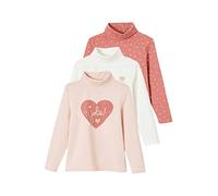 VERTBAUDETLot de 3 T-Shirts col roulés Fille lot Rose poudré10A