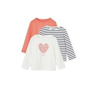VERTBAUDETLot de 3 t-Shirts Fille Fantaisie Manches longuescorail4A