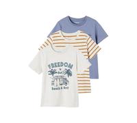 VERTBAUDETLot de 3 t-Shirts garçon Manches courtesblanc chiné4A