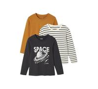 VERTBAUDETLot de 3 T-Shirts garçon Manches longuesanthracite10A