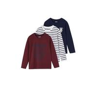 VERTBAUDETLot de 3 T-Shirts garçon Manches longuesbordeaux5A