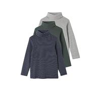 VERTBAUDETLot de 3 Tee-Shirts col roulé garçonvert anglais8A