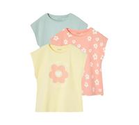 VERTBAUDETLot de 3 Tee-Shirts Fille Fantaisie Manches courtesbleu grisé8A