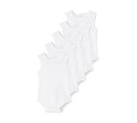VERTBAUDETLot de 5 bodies débardeur bébé en interlock BASICSlot blanc3M(60CM)