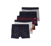 VERTBAUDETLot de 5 Boxers Stretch Basket garçon en Coton biogris chiné4A
