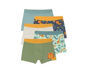 VERTBAUDETLot de 5 Boxers Stretch Jungle garçonvert5A