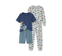 VERTBAUDETLot Pyjama + Pyjashort Chantier garçongris chiné4A
