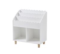 VERTBAUDETMeuble de rangement 2 cases + étagère-bibliothèque LIGNE FESTONblancTU