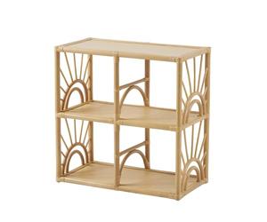 VERTBAUDETMeuble de Rangement 4 Cases rotin SoleilboisTU