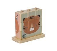 VERTBAUDETPuzzle de Cubes à empiler en Bois FSC®boisTU