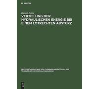 Verteilung Der Hydraulischen Energie Bei Einem Lotrechten Absturz