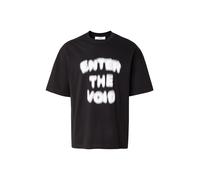 Vertere Berlin T-Shirt 'ENTER THE VOID' noir / blanc, Taille XL