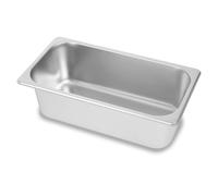 VERTES Bacs GN 1/3 Gastro Norm Gastronorm (Acier inoxydable, 100mm de profondeur, Hygiénique, Inoxydable, Résistant aux rayures, Résistant à la température de -40° à +300°C)