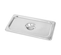 VERTES Couvercle GN 1/3 Gastro Norm Gastronorm (Acier inoxydable, Hygiénique, Inoxydable, Anti-rayures, Résistant à la température de -40° à +300°C, Avec poignée)