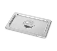 VERTES Couvercle GN 1/4 Gastro Norm Gastronorm (Acier inoxydable, Hygiénique, Inoxydable, Anti-rayures, Résistant à la température de -40° à +300°C, Avec poignée)