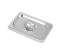VERTES Couvercle GN 1/9 Gastro Norm Gastronorm (Acier inoxydable, Hygiénique, Inoxydable, Anti-rayures, Résistant à la température de -40° à +300°C, Avec poignée)