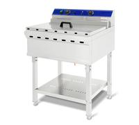 vertes Friteuse électrique professionnelle commercial vidange acier inox 52 L
