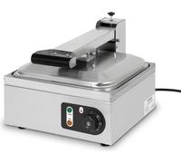 VERTES Grille-pain Gastro Grille-sandwich pour 9 tranches (acier inoxydable, 2200W, 230V, 50 à 300 degrés C Réglable en continu, compartiment à miettes)