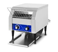 VERTES Grille Pain Toaster Convoyeur Professionnel Acier Inoxydable (1940W, 230V, Pour Toasts et Pains à Hamburgers, 1 Rampe d'Insertion, 2 Rampes de Sortie, 7 Niveaux de Vitesse, Ramasse-Miettes)