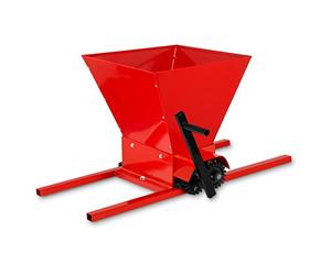 VERTES Moulin à Raisin Pressoir de Table, Ouverture de la trémie 39x38cm, électrique 550W, pour Le Traitement des Raisins afin d'obtenir du moût, 2 Rouleaux massifs