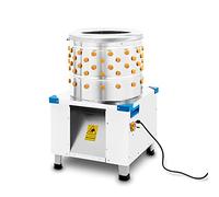 vertes Plumeuse Volaille, Plumeuse Humide Machine Électrique 550W (Acier Inoxydable, Pour les Canards, Grives, Poulets et Oies, Agriculture Professionnelle, jusqu'à 180 kg/h, 106 Doigts de Plumage)