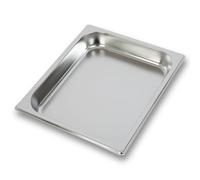 VERTES Récipients GN 1/2 Gastro Norm Gastronorm (Acier inoxydable, 40mm de profondeur, Hygiénique, Inoxydable, Résistant aux rayures, Résistant à la température de -40° à +300°C)