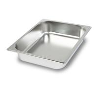 VERTES Récipients GN 1/2 Gastro Norm Gastronorm (Acier inoxydable, 65mm de profondeur, Hygiénique, Inoxydable, Résistant aux rayures, Résistant à la température de -40° à +300°C)