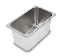 VERTES Récipients GN 1/4 Gastro Norm Gastronorm (Acier inoxydable, 150mm de profondeur, Hygiénique, Inoxydable, Résistant aux rayures, Résistant à la température de -40° à +300°C)