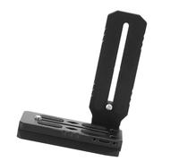 Vertical Board for Camera Stabilizer, Quick Release Plate for Vertical Video, CNC - Machined Aluminium Mount with Rubber Cushions, Compatible with Gimbal Dovetail Plates for TikTok