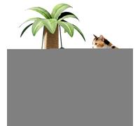 Vertical Cat Tree, Sisal Kitten Tower, 14.96x17.72 inches Climbing Post with Durable Rope, Wooden Scratcher Toy, Pet Activity with Playful Design, Indoor Fun for Home Family