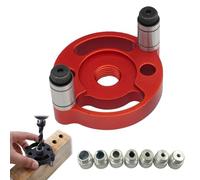 Vertical Doweling Jig Self,kit de recherche de centre de travail pour le bois,localisateur de centre précis pour bois dur massif,Gabarit De Percage Set 3/4/5/6/7/8/9/10 mm(B)