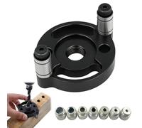 Vertical Doweling Jig Self,kit de recherche de centre de travail pour le bois,localisateur de centre précis pour bois dur massif,Gabarit De Percage Set 3/4/5/6/7/8/9/10 mm(B)