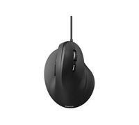 Vertical Ergonomic - Souris verticale - ergonomique - pour droitiers - optique - 6 boutons - filaire - USB - noir
