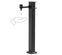 Vertical Garden Water Column Faucet Metal Square Tap Stand for Hose Ground Mounted Irrigation Support Outdoor Shower Column for Efficient Watering Solutions.