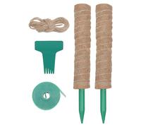 Vertical Moss Pole, Plant Supporting Growth Stake, 4 Foot Pothos Support with Natural Coco Coir, Adorable Wooden Core, Garden Accessory with Eco Friendly Design, Indoor Outdoor Use for Vines