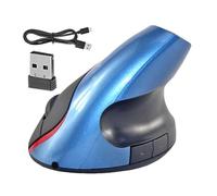 Vertical Mous Wireless - Ergonomic Wireless Mous with High Precision Sensor | Stable Computer Mous for Desktop and PC, Reduces Muscle Fatigue, Comfortable Design for Long Hours of Use