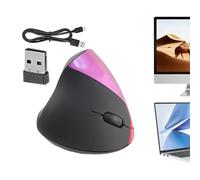 Vertical Mous Wireless - Ergonomic Wireless Mous with High Precision Sensor | Stable Computer Mous for Desktop and PC, Reduces Muscle Fatigue, Comfortable Design for Long Hours of Use
